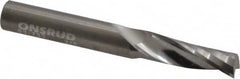 Onsrud - 3/8" Cutting Diam x 1-1/8" Length of Cut, 1 Flute, Upcut Spiral Router Bit - Uncoated, Right Hand Cut, Solid Carbide, 3" OAL x 3/8" Shank Diam, Single Edge, 21° Helix Angle - Americas Industrial Supply