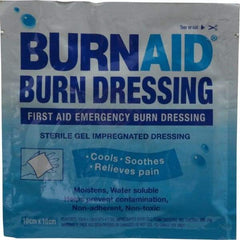 Medique - 4" Long x 4" Wide, General Purpose Gel Soaked Burn Dressing - Americas Industrial Supply