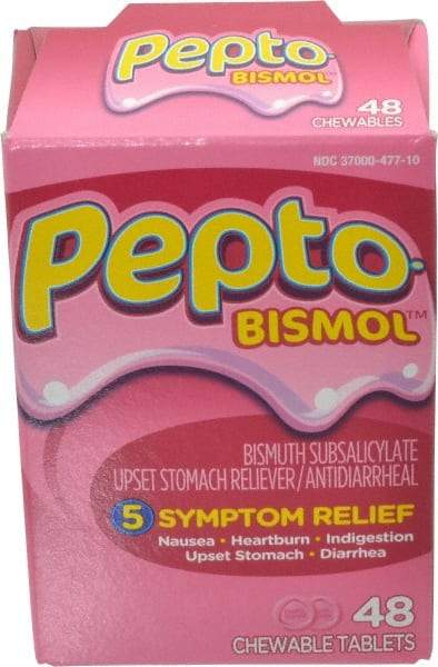 Medique - Pepto Bismol Tablets - Antacids & Stomach Relief - Americas Industrial Supply