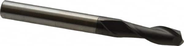 Niagara Cutter - 1/4", 3/4" LOC, 1/4" Shank Diam, 2-1/2" OAL, 2 Flute, Solid Carbide Square End Mill - Single End, Diamond Finish, Spiral Flute, 30° Helix, Centercutting, Right Hand Cut, Right Hand Flute, Series DIA230 - Americas Industrial Supply