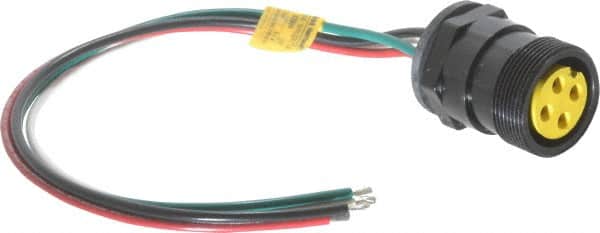 Brad Harrison - 15 Amp, Female Straight Receptacle - IP68 Ingress Rating - Americas Industrial Supply