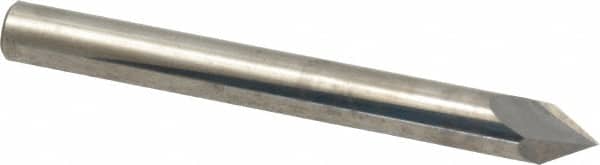 Accupro - 1/4" Diam 2 Flute Single End Solid Carbide Chamfer Mill - Americas Industrial Supply