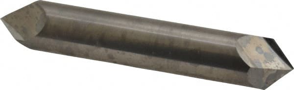 Accupro - 1/2" Diam 2 Flute Double End Solid Carbide Chamfer Mill - Americas Industrial Supply