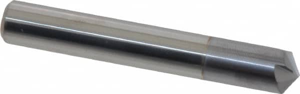 Accupro - 3/8" Diam 4 Flute Single End Solid Carbide Chamfer Mill - Americas Industrial Supply