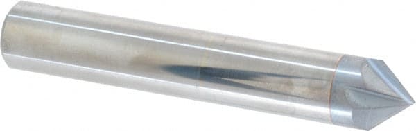 Accupro - 1/2" Diam 4 Flute Single End Solid Carbide Chamfer Mill - Americas Industrial Supply
