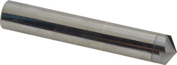 Accupro - 1/2" Diam 4 Flute Single End Solid Carbide Chamfer Mill - Americas Industrial Supply