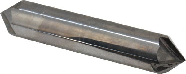 Accupro - 3/4" Diam 4 Flute Double End Solid Carbide Chamfer Mill - Americas Industrial Supply