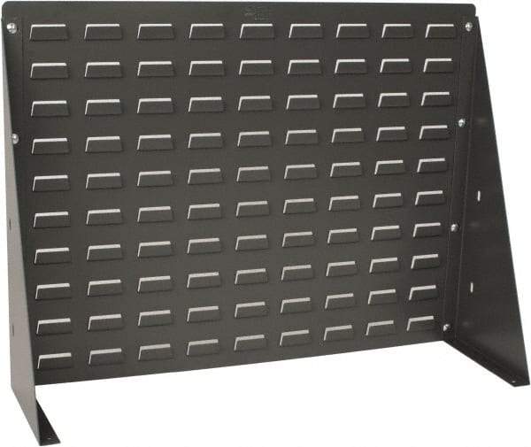 Quantum Storage - 120 Lb Capacity, 27" Deep x 8" Wide x 21" High, Steel Bench Rack - For Hanging Bins - Americas Industrial Supply