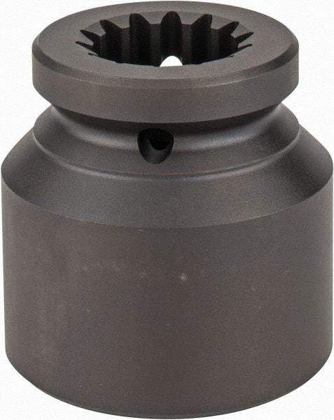 Proto - #5 Spline Drive, 2" Socket, Impact Socket - 6 Points, 3-17/32" OAL - Americas Industrial Supply