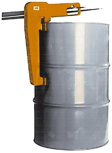Made in USA - 3,000 Lb Load Capacity, 55 Gal Drum Lifter - For 55 Gal Drums - Americas Industrial Supply