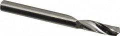 Onsrud - 3/16" Cutting Diam x 5/8" Length of Cut, 1 Flute, Upcut Spiral Router Bit - Uncoated, Right Hand Cut, Solid Carbide, 2" OAL x 3/16" Shank Diam, Single Edge, 21° Helix Angle - Americas Industrial Supply