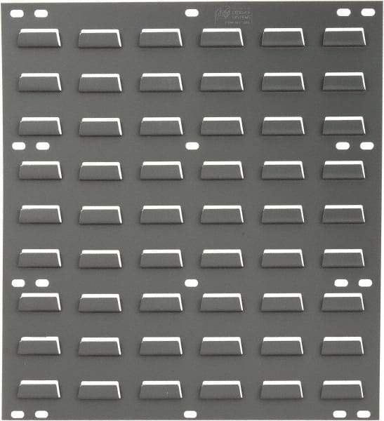 Quantum Storage - 18" Wide x 19" High, Gray Louvered Bin Panel - Use with Quantum Storage Systems - ALL QUS Bins - Americas Industrial Supply