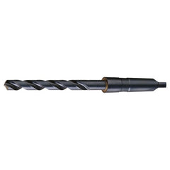 1-7/16 RHS / RHC HSS 118 Degree Radial Point General Purpose Taper Shank Drill - Steam Oxide - Exact Industrial Supply