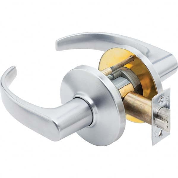 Best - Privacy Lever Lockset for 1-3/4 to 2-1/8" Thick Doors - Americas Industrial Supply