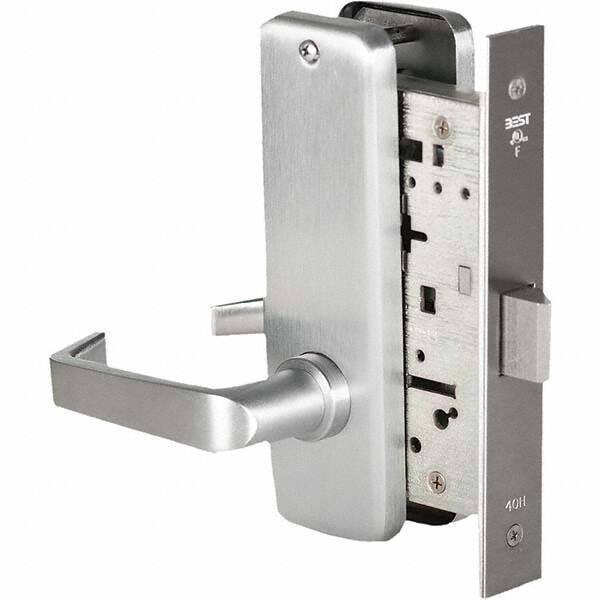 Best - Passage Lever Lockset for 1-3/4" Thick Doors - Americas Industrial Supply