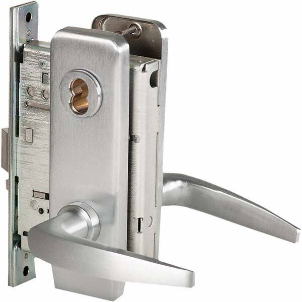 Best - Classroom Lever Lockset for 1-3/4" Thick Doors - Americas Industrial Supply