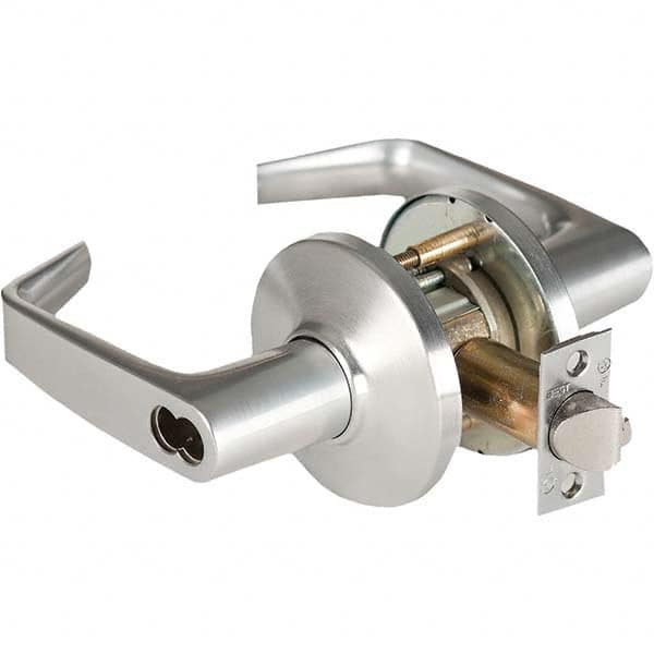 Best - Storeroom Lever Lockset for 1-3/4 to 2-1/4" Thick Doors - Americas Industrial Supply