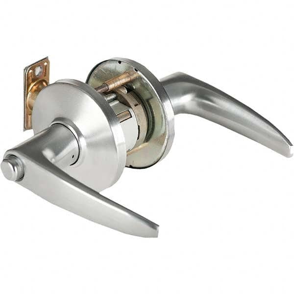 Best - Passage Lever Lockset for 1-3/4 to 2-1/4" Thick Doors - Americas Industrial Supply