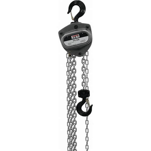 Jet - 3,000 Lb Capacity, 70' Lift Height, Manual Chain Hoist - Americas Industrial Supply
