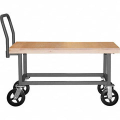 Durham - 1,800 Lb Capacity Work Height Platform Truck - Americas Industrial Supply