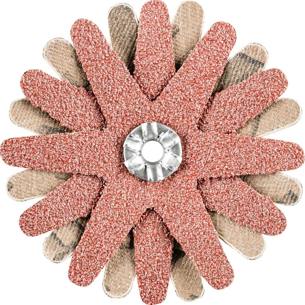 PFERD - Sanding Stars; Abrasive Type: Coated ; Abrasive Material: Aluminum Oxide ; Star Diameter (Inch): 2-1/4 ; Grit: 60 ; Grade: Coarse ; Connector Type: Arbor - Exact Industrial Supply
