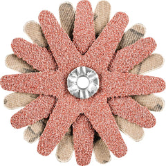 PFERD - Sanding Stars; Abrasive Type: Coated ; Abrasive Material: Aluminum Oxide ; Star Diameter (Inch): 2-1/4 ; Grit: 60 ; Grade: Coarse ; Connector Type: Arbor - Exact Industrial Supply