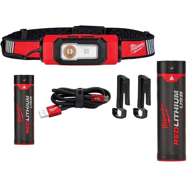 Milwaukee Tool - Flashlights Type: Hands-Free Bulb Type: LED - Americas Industrial Supply