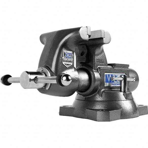 Wilton - Bench & Pipe Combination Vises Jaw Width (Inch): 5-1/2 Jaw Opening Capacity (Inch): 3-5/8 - Americas Industrial Supply