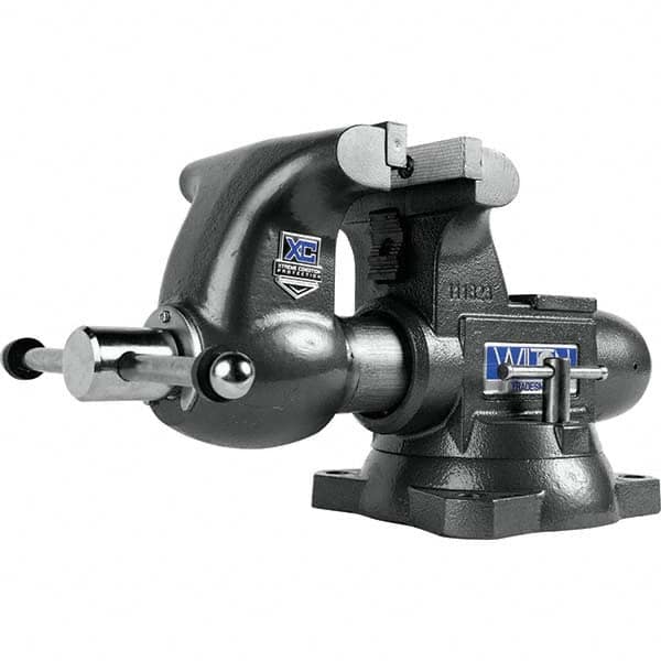 Wilton - Bench & Pipe Combination Vises Jaw Width (Inch): 6-1/2 Jaw Opening Capacity (Inch): 4-1/4 - Americas Industrial Supply