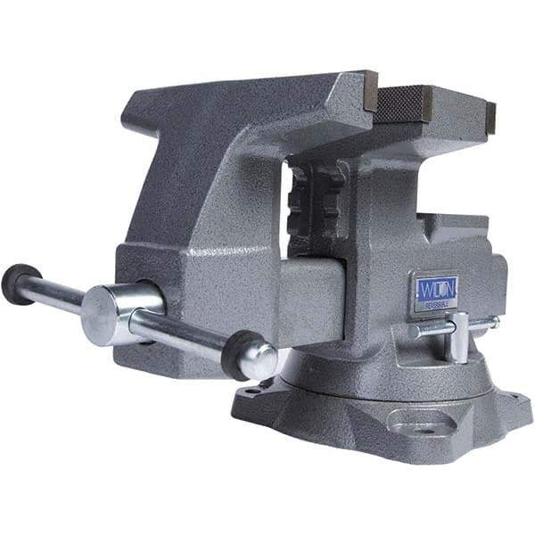 Wilton - Bench & Pipe Combination Vises Jaw Width (Inch): 8 Jaw Opening Capacity (Inch): 9-1/4 (Regular); 14-1/2 (Reversed) - Americas Industrial Supply