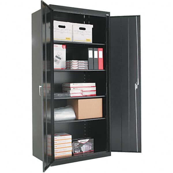 ALERA - 4 Shelf Locking Storage Cabinet - Americas Industrial Supply