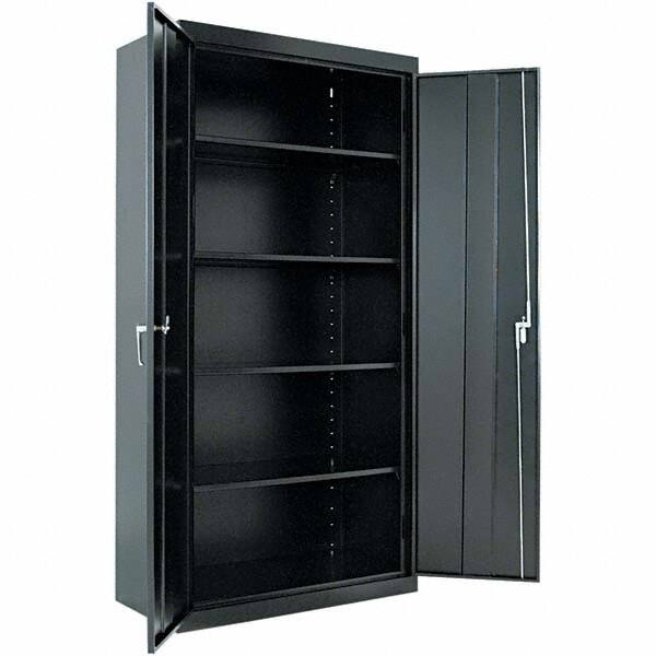 ALERA - 4 Shelf Locking Storage Cabinet - Americas Industrial Supply