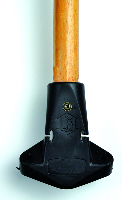 60 x 1-1/8" Wooden handle-Unbreakable Connector with Grip - Americas Industrial Supply