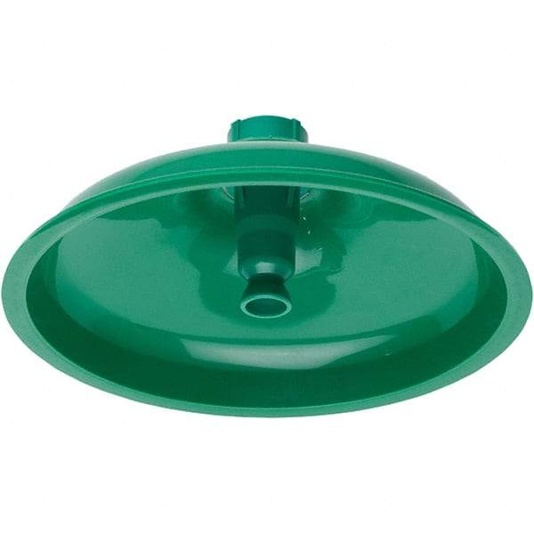 Haws - 11" Long x 11" Wide x 4" High, Plastic Plumbed Wash Station Showerhead - Green Matting - Americas Industrial Supply
