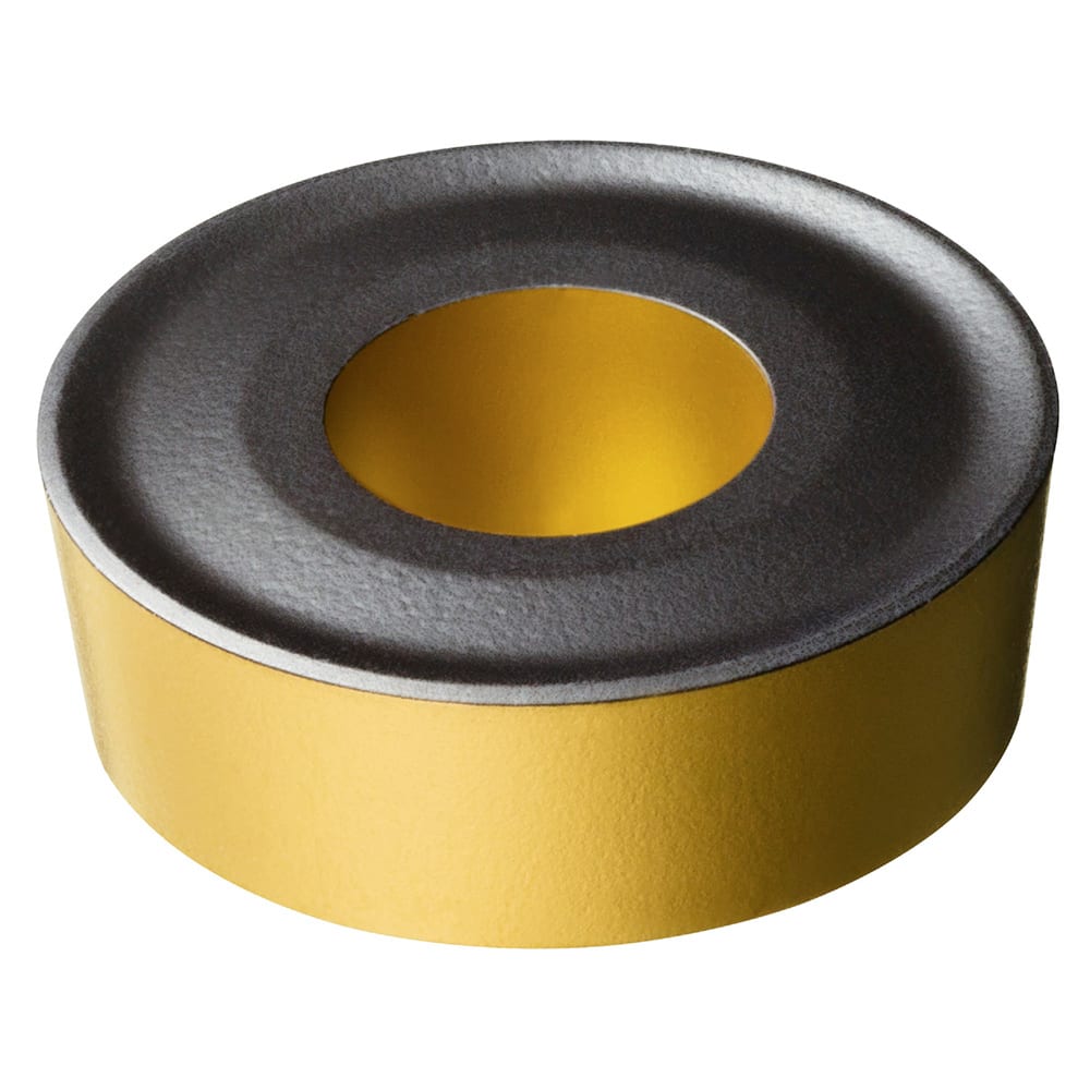 Turning Insert: RCMX 20 06 00 4425, Solid Carbide TiCN, Al2O3 & TiN Finish, Neutral, 0.3937″ Corner Radius, N/A Series RCMX
