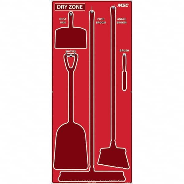 NMC - 30 x 68" Aluminum Shadow Board - Americas Industrial Supply