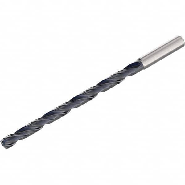 Seco - 5.4mm 140° 2-Flute Solid Carbide Extra Length Drill Bit - Americas Industrial Supply