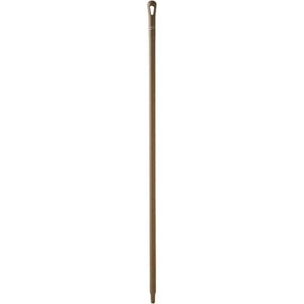 Vikan - 59 x 1-1/4" Polypropylene Squeegee Handle - European Threaded Connection, Brown - Americas Industrial Supply