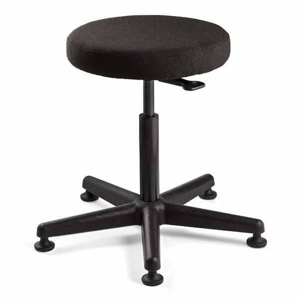 Bevco - Swivel & Adjustable Stools Type: Adjustable Backless Stool Base Type: Nylon - Americas Industrial Supply