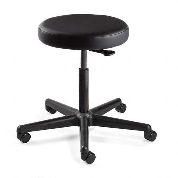Bevco - Swivel & Adjustable Stools Type: Adjustable Backless Stool Base Type: Nylon - Americas Industrial Supply