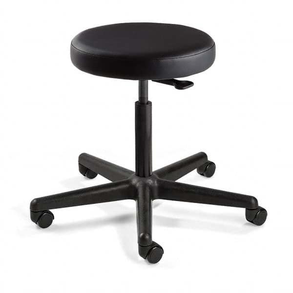 Bevco - Swivel & Adjustable Stools Type: Adjustable Backless Stool Base Type: Nylon - Americas Industrial Supply