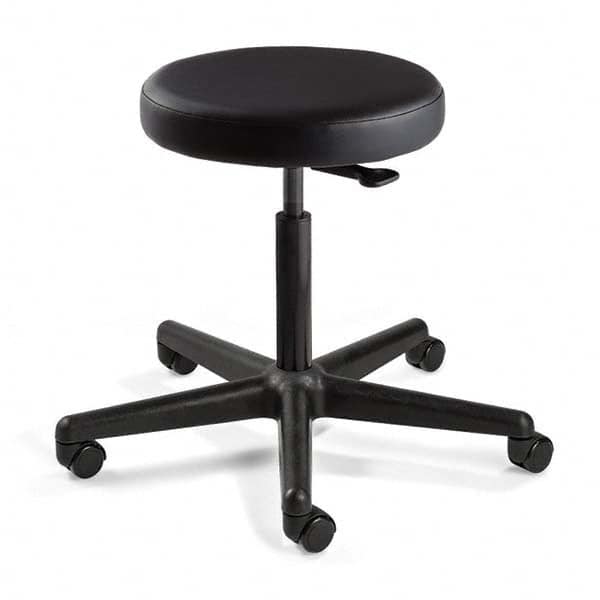 Bevco - Swivel & Adjustable Stools Type: Adjustable Backless Stool Base Type: Nylon - Americas Industrial Supply