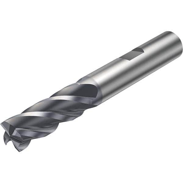 Sandvik Coromant - 20mm Diam 4 Flute Solid Carbide 1mm Corner Radius End Mill - Americas Industrial Supply