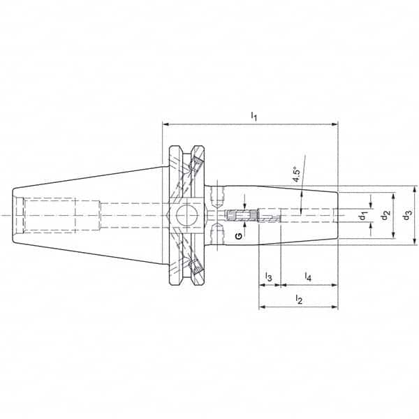 Mapal - Shrink-Fit Tool Holders & Adapters Shank Type: Taper Shank Taper Size: CAT40 - Americas Industrial Supply