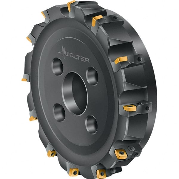 Walter - 80mm Cut Diam, 27mm Arbor Hole Diam, Indexable Square-Shoulder Face Mill - Americas Industrial Supply
