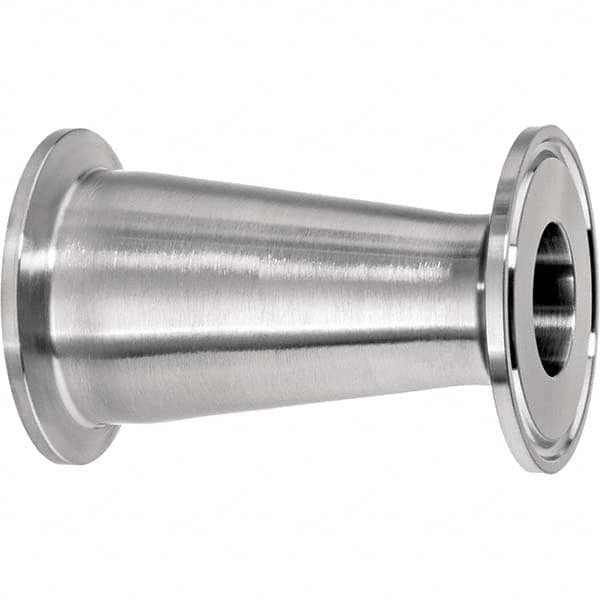 Value Collection - Sanitary Stainless Steel Pipe Fittings Type: Straight Reducer Style: Quick-Clamp - Americas Industrial Supply