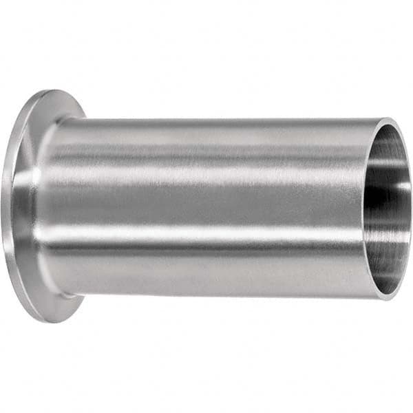 Value Collection - Sanitary Stainless Steel Pipe Fittings Type: Long Ferrule Style: Quick-Clamp to Butt Weld - Americas Industrial Supply