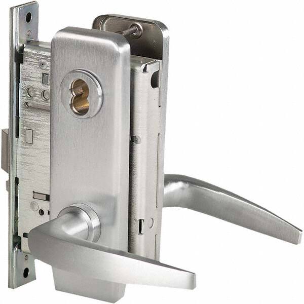 Best - Classroom Lever Lockset for 1-3/4" Thick Doors - Americas Industrial Supply