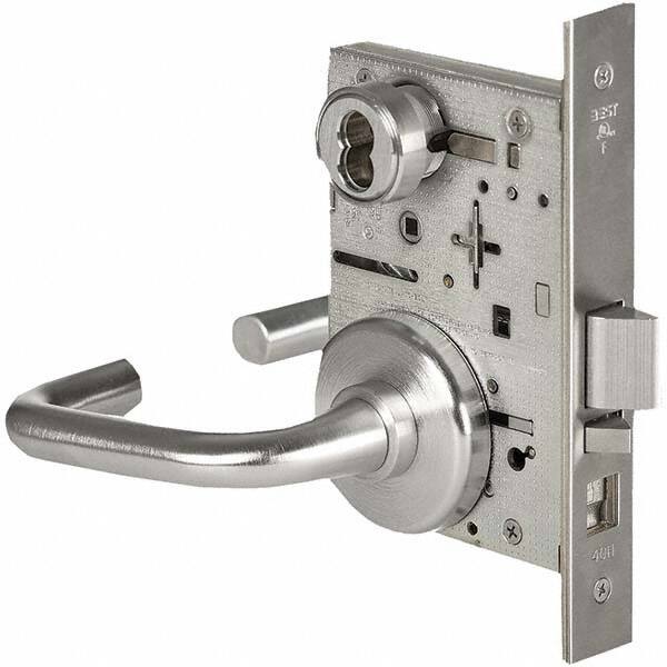 Best - Entrance with Deadbolt Lever Lockset for 1-3/4" Thick Doors - Americas Industrial Supply
