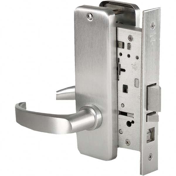 Best - Entrance with Deadbolt Lever Lockset for 1-3/4" Thick Doors - Americas Industrial Supply